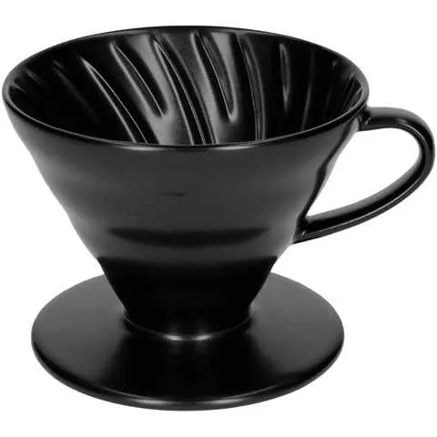 Воронка керамическая V60-02 чёрная