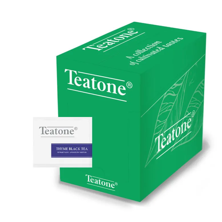 Черный чай Teatone с чабрецом, в пакетиках, 300 шт.
