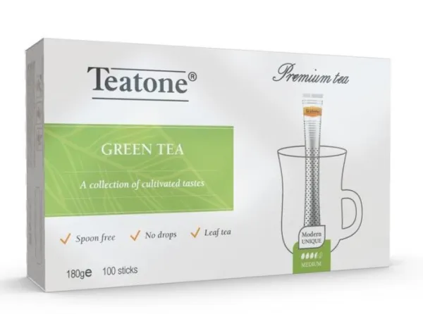 Зеленый чай Teatone, в стиках, 100 шт
