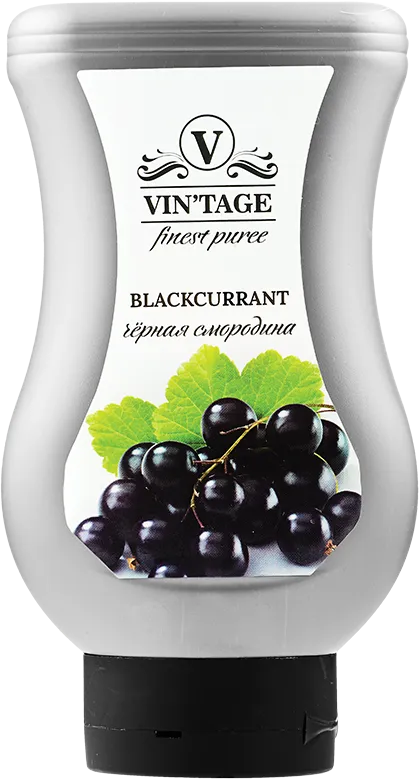 Vintage Чёрная смородина, пюре фруктово-ягодное, 500 мл
