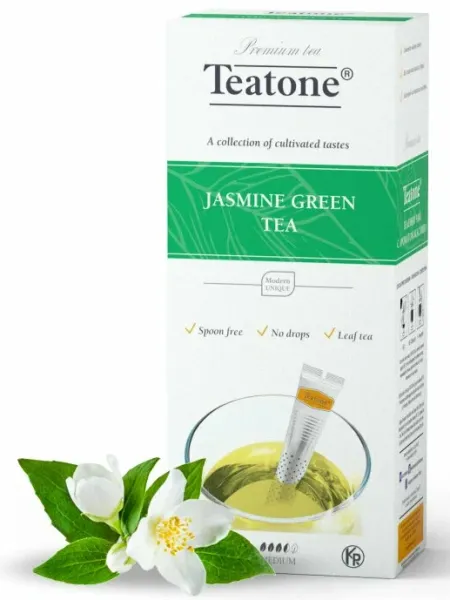 Зеленый чай Teatone Жасмин, в стиках, 15 шт